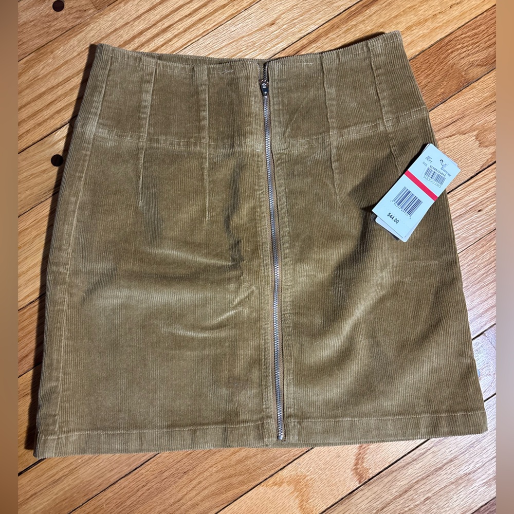 Dry Goods Brown Mini Pencil Skirt for Casual Wear